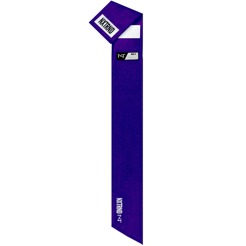 NXT NXTRND Nxtrnd Streamer Football Towel  Thin Sports Towel  Dries Hands & Football Accessories (Purple) - Image 1